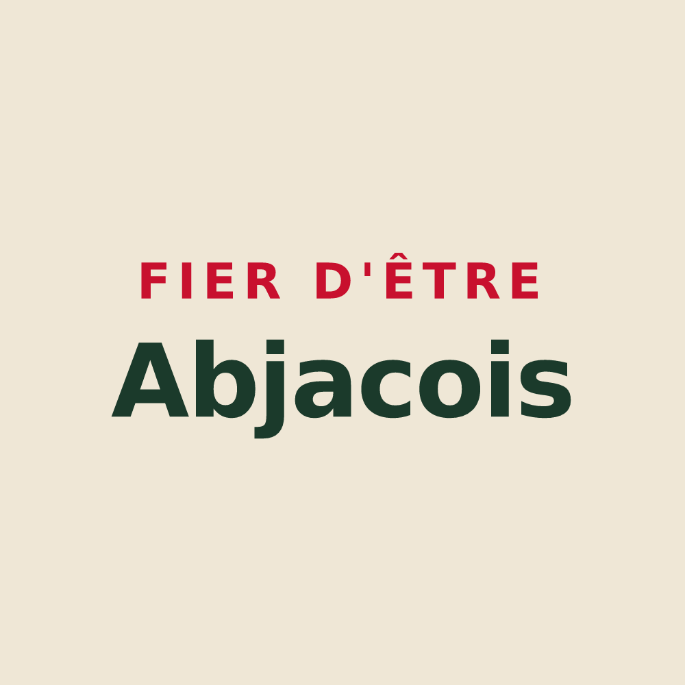 Tote bag « Fier d'être Abjacois » — design pour Abjat-sur-Bandiat