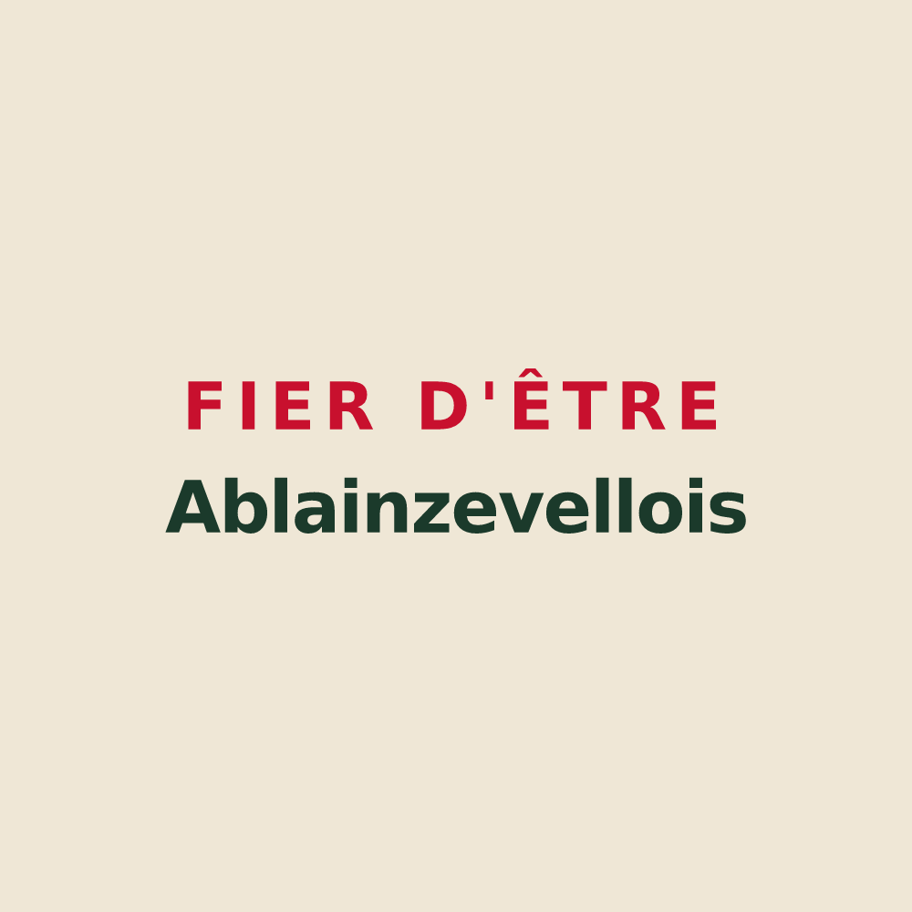 Tote bag « Fier d'être Ablainzevellois » — design pour Ablainzevelle