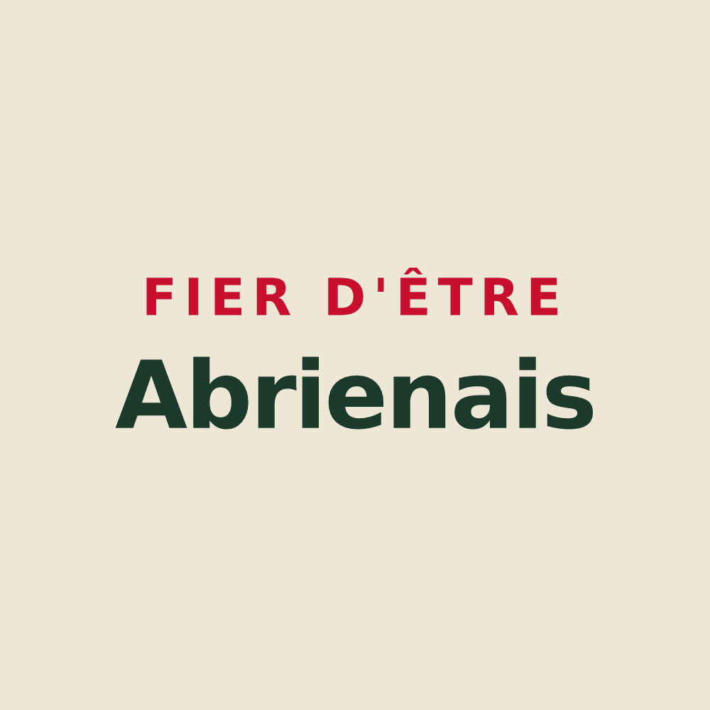Tote bag « Fier d'être Abrienais » — design pour Aboën