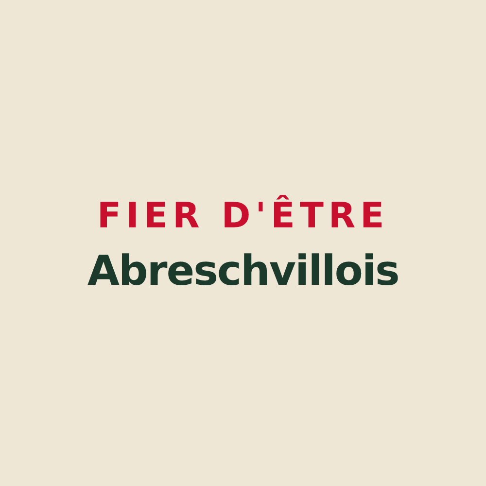 Tote bag « Fier d'être Abreschvillois » — design pour Abreschviller