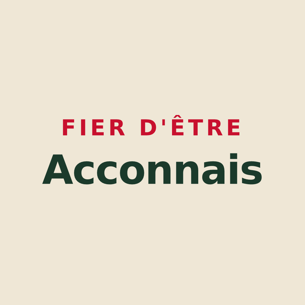 Tote bag « Fier d'être Acconnais » — design pour Accons