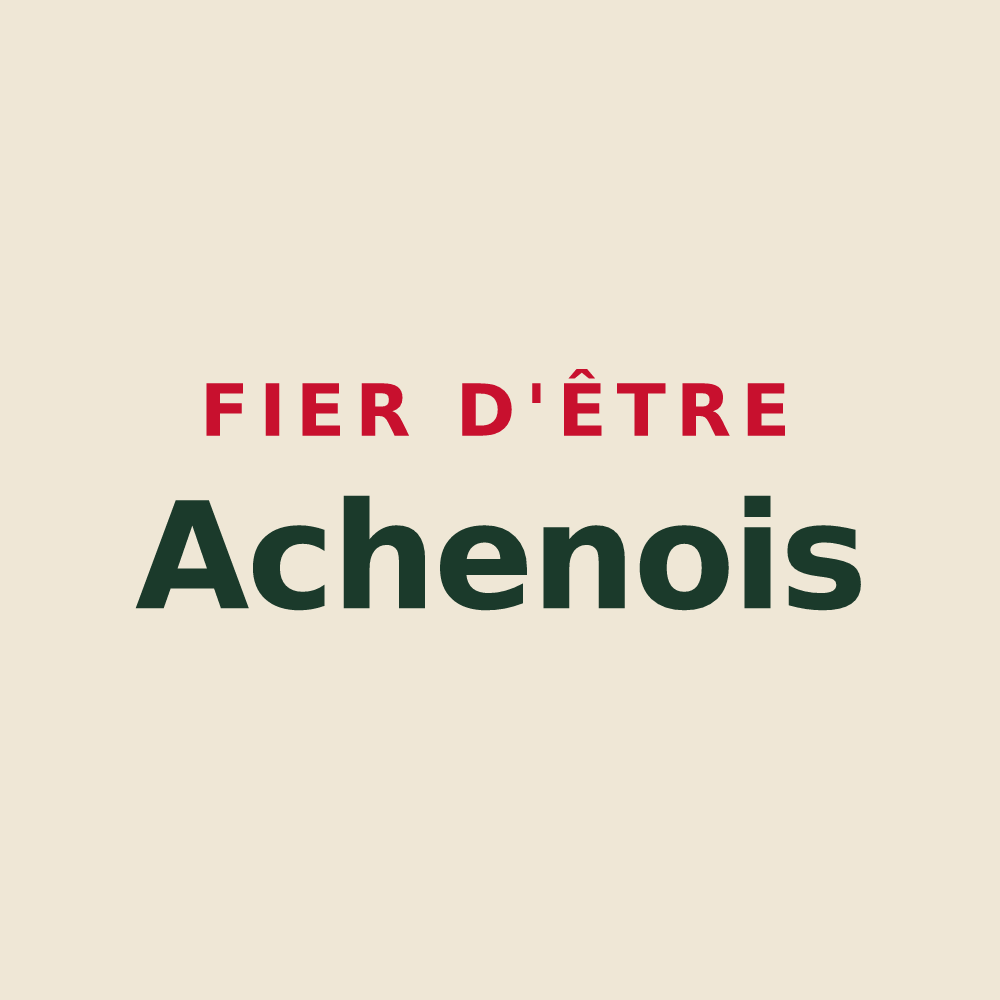 Tote bag « Fier d'être Achenois » — design pour Achen