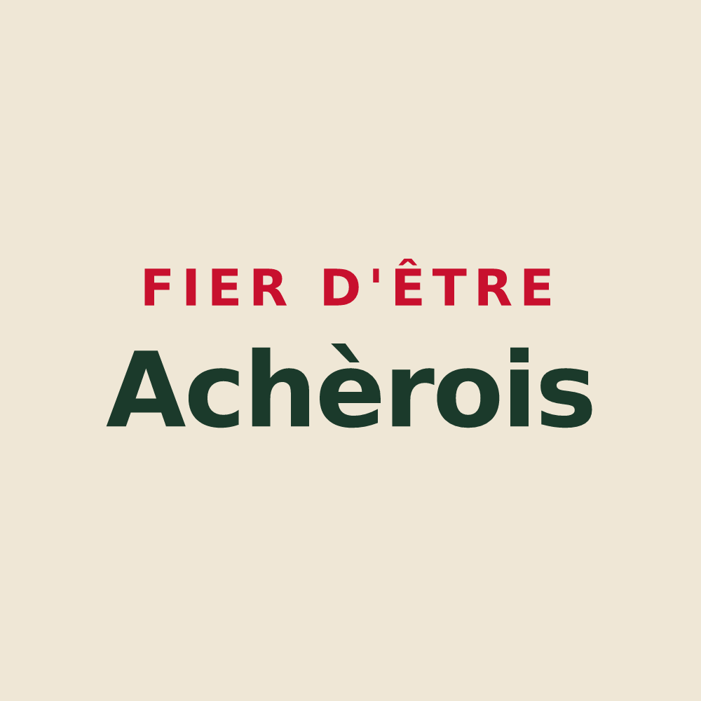 Tote bag « Fier d'être Achèrois » — design pour Achères-la-Forêt