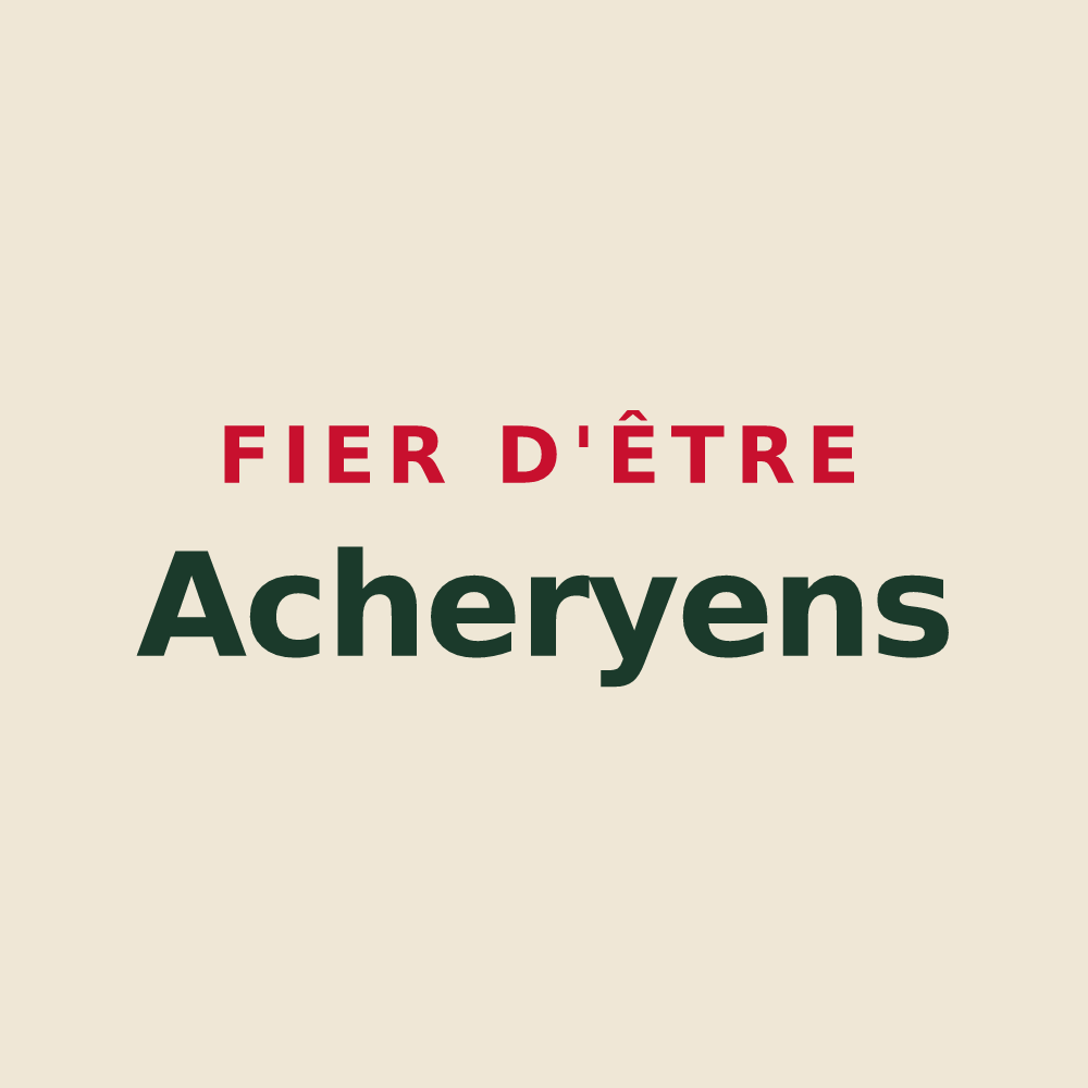 Tote bag « Fier d'être Acheryens » — design pour Achery