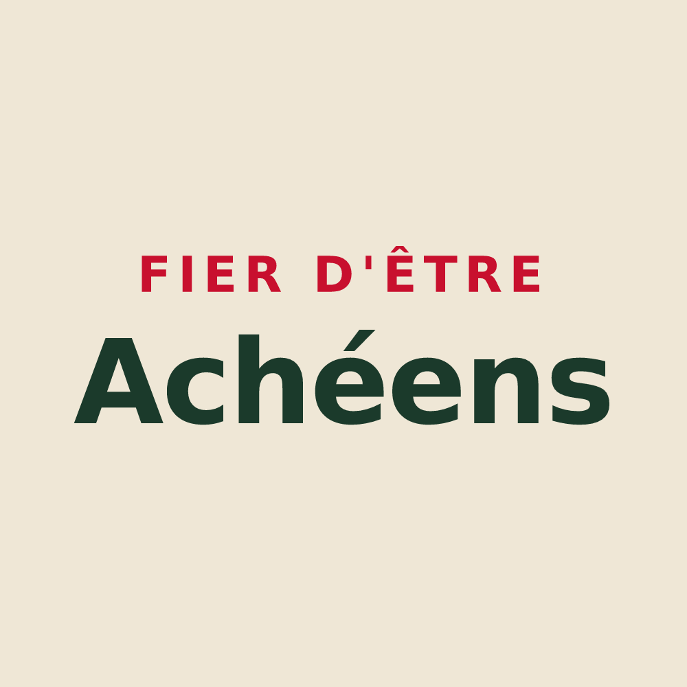 Tote bag « Fier d'être Achéens » — design pour Acheux-en-Vimeu