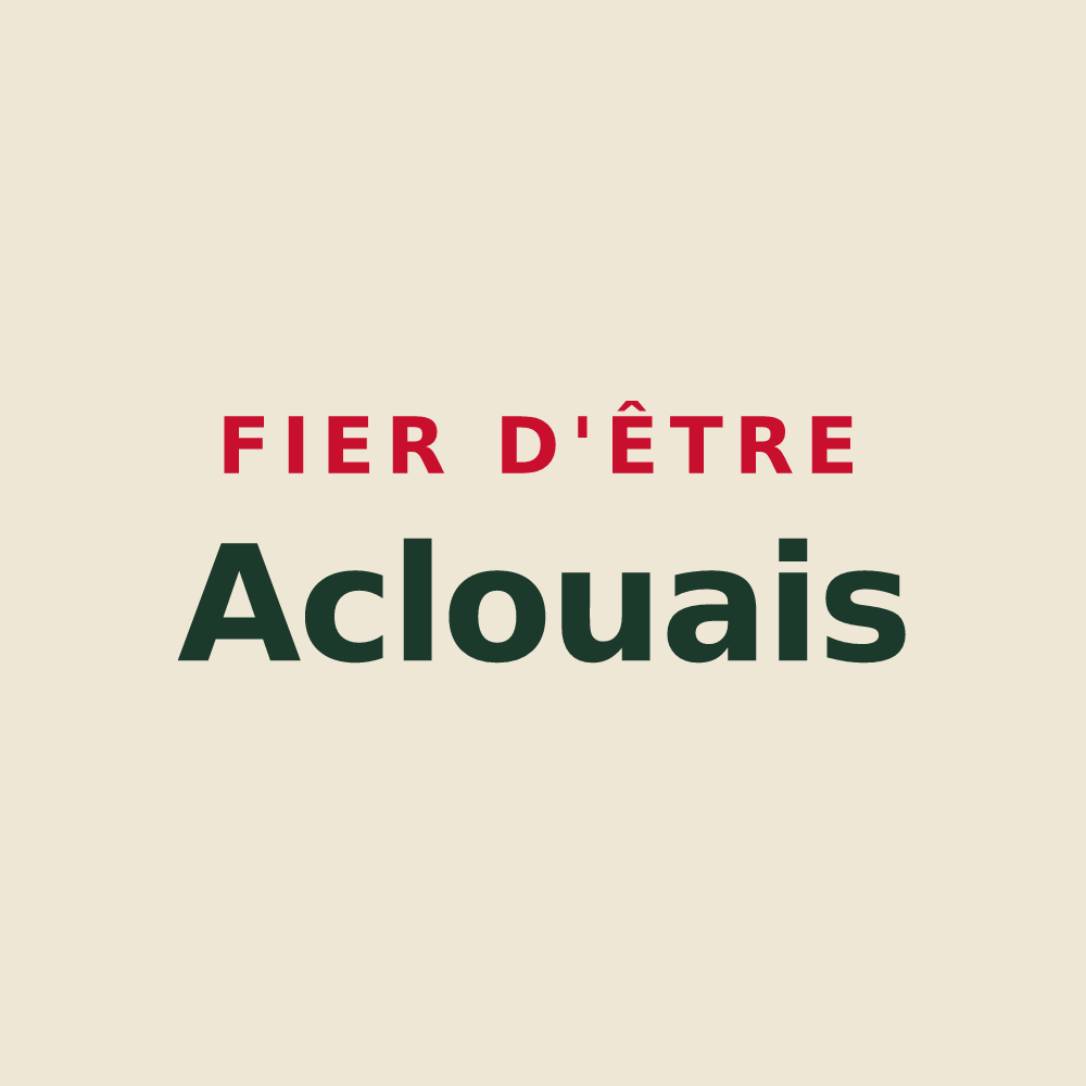 Tote bag « Fier d'être Aclouais » — design pour Aclou