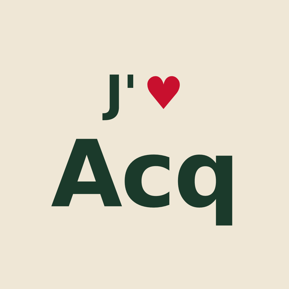 Tote bag personnalisé Acq — design J'aime Acq