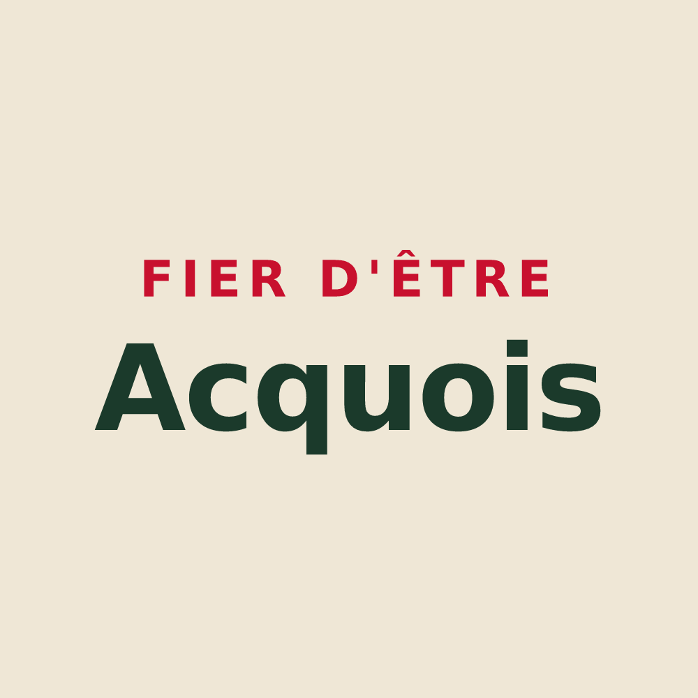 Tote bag « Fier d'être Acquois » — design pour Acq