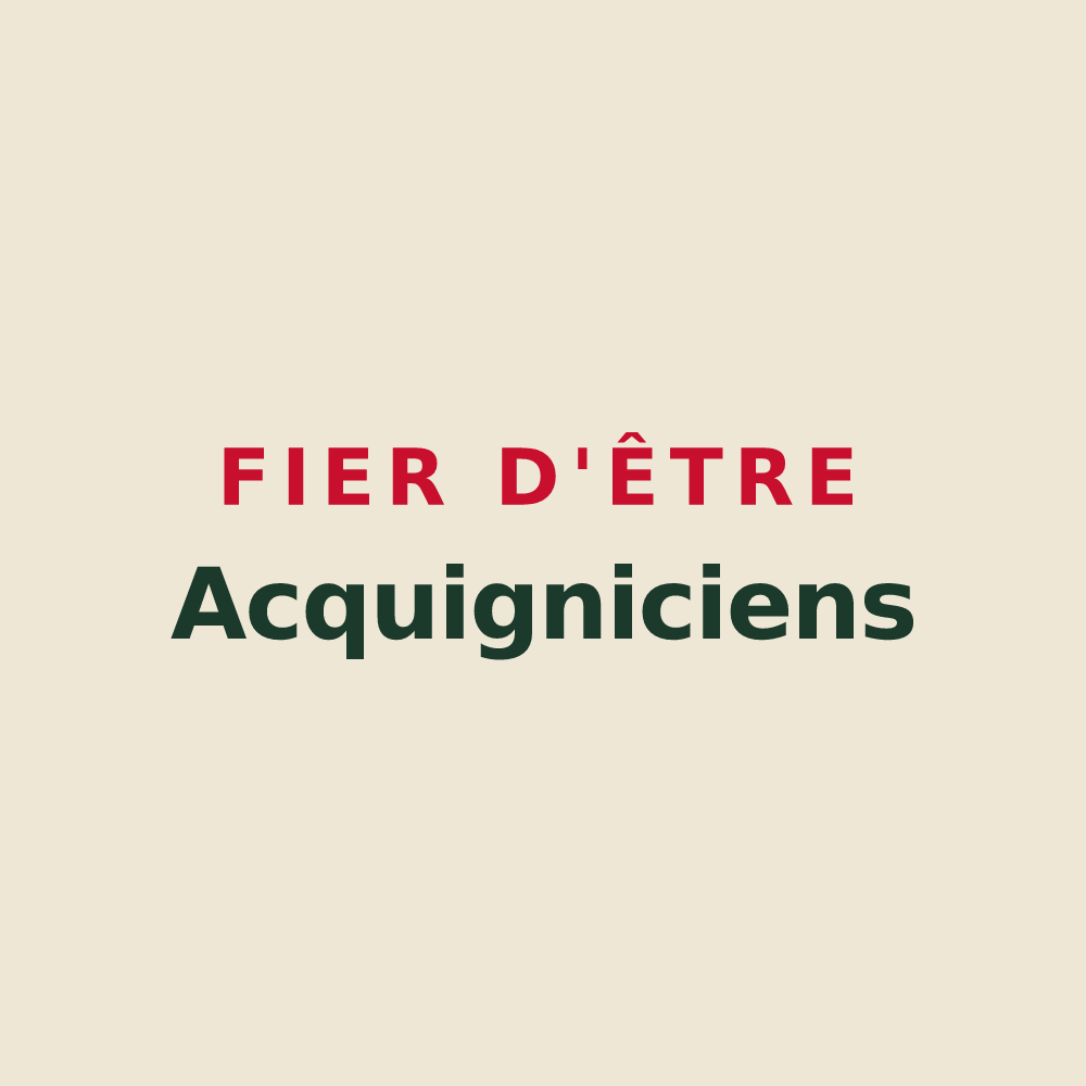 Tote bag « Fier d'être Acquigniciens » — design pour Acquigny