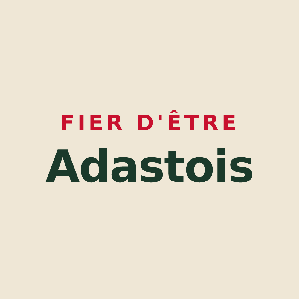 Tote bag « Fier d'être Adastois » — design pour Adast
