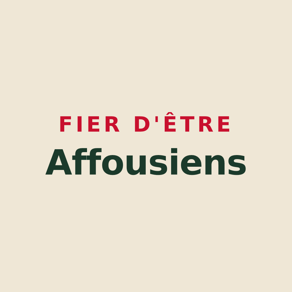 Tote bag « Fier d'être Affousiens » — design pour Affoux