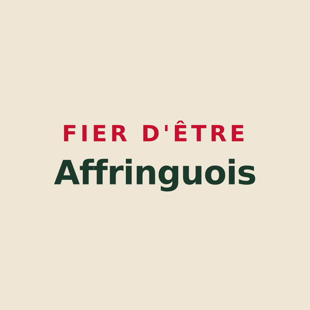 Tote bag « Fier d'être Affringuois » — design pour Affringues