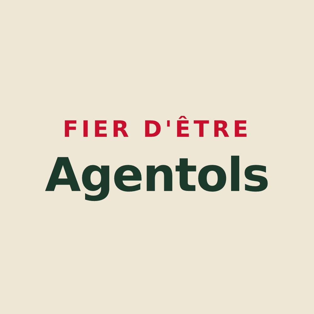 Tote bag « Fier d'être Agentols » — design pour Agen-d'Aveyron