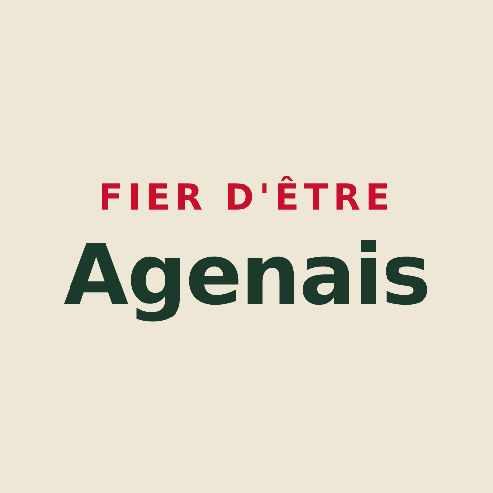 Tote bag « Fier d'être Agenais » — design pour Agen