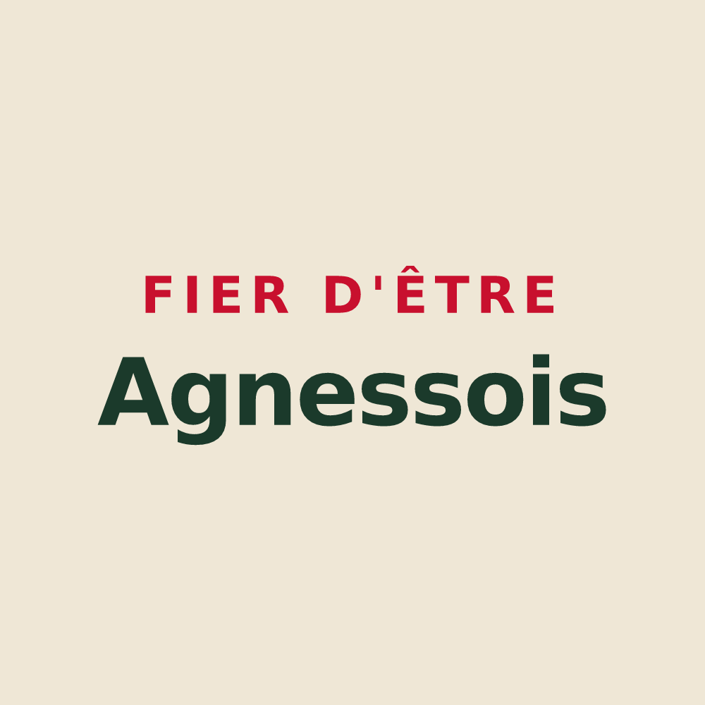 Tote bag « Fier d'être Agnessois » — design pour Agnetz