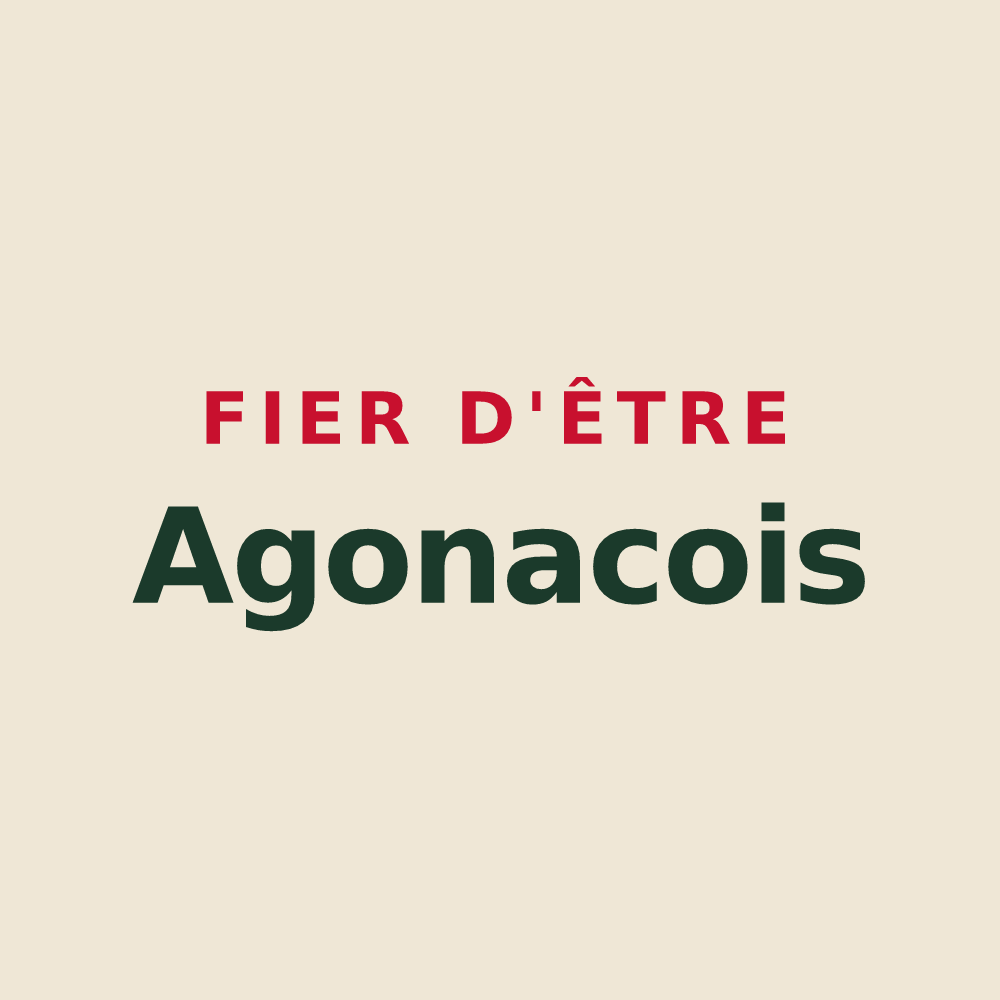 Tote bag « Fier d'être Agonacois » — design pour Agonac