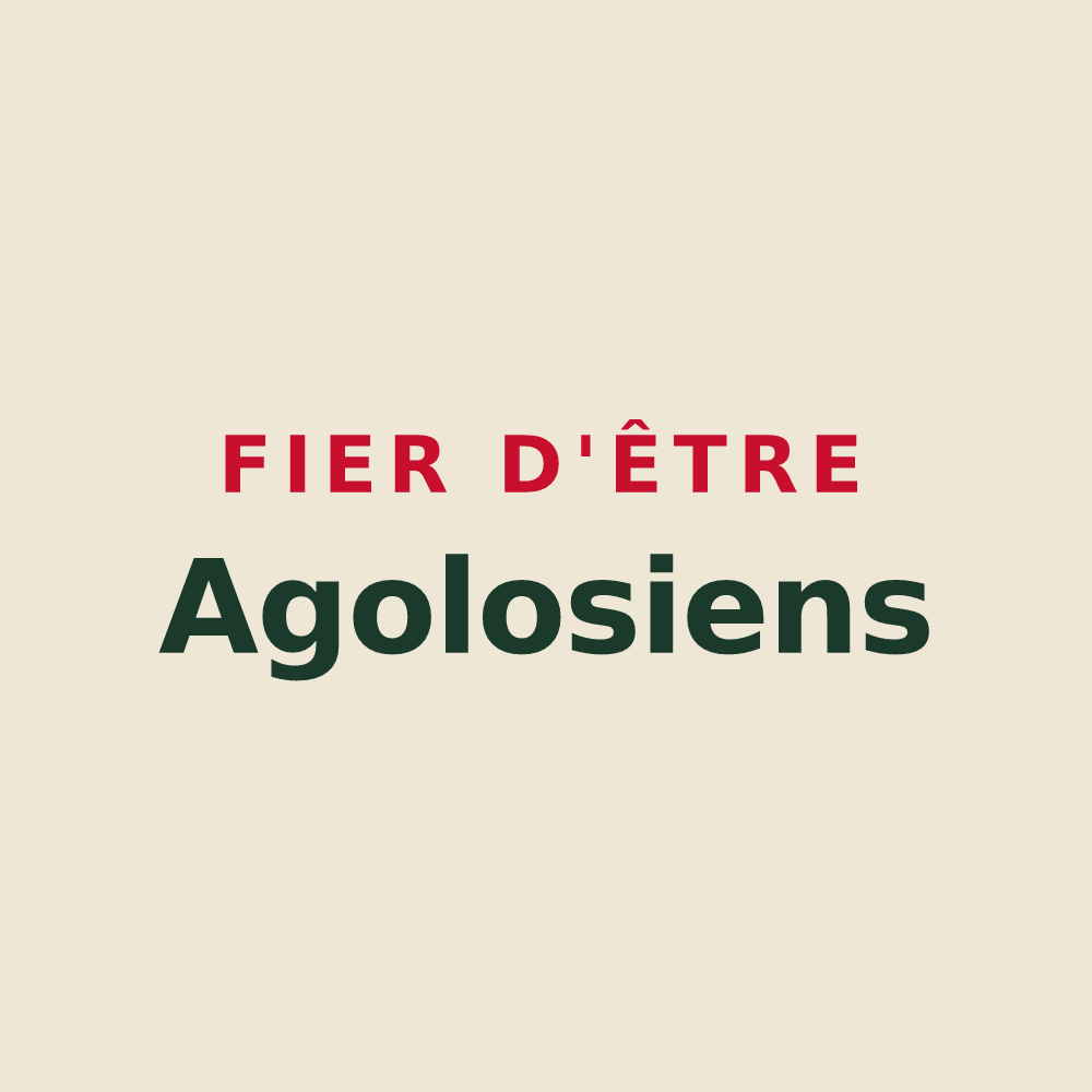 Tote bag « Fier d'être Agolosiens » — design pour Agos-Vidalos