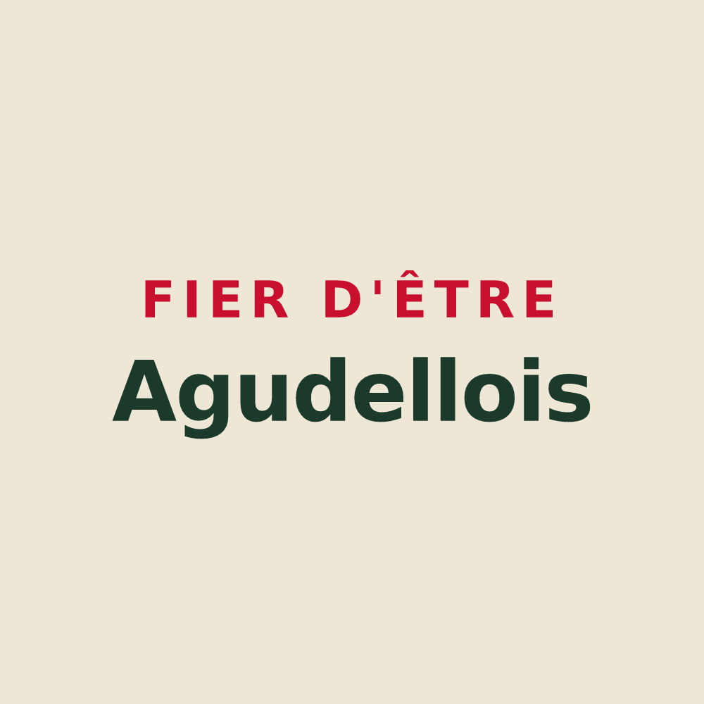Tote bag « Fier d'être Agudellois » — design pour Agudelle