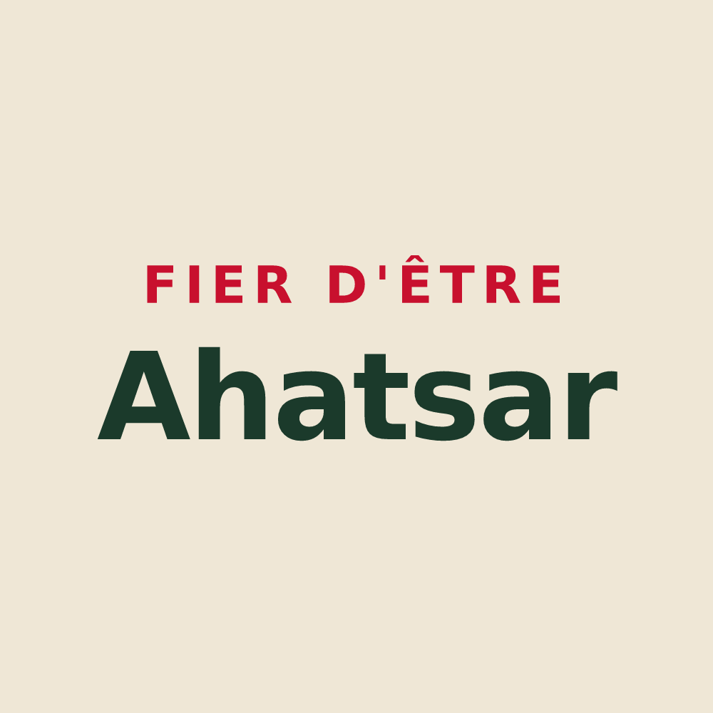 Tote bag « Fier d'être Ahatsar » — design pour Ahaxe-Alciette-Bascassan