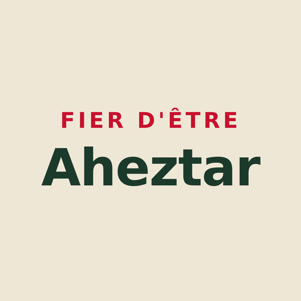 Tote bag « Fier d'être Aheztar » — design pour Ahetze