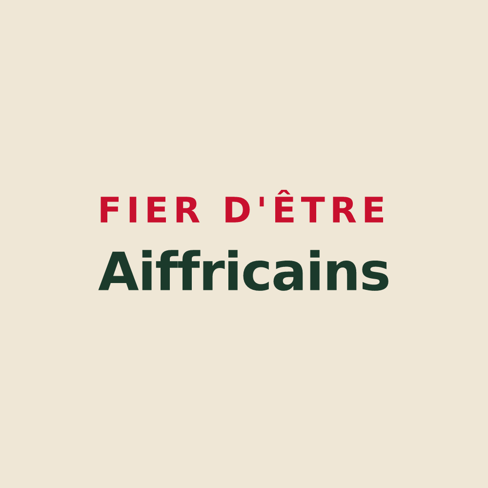 Tote bag « Fier d'être Aiffricains » — design pour Aiffres