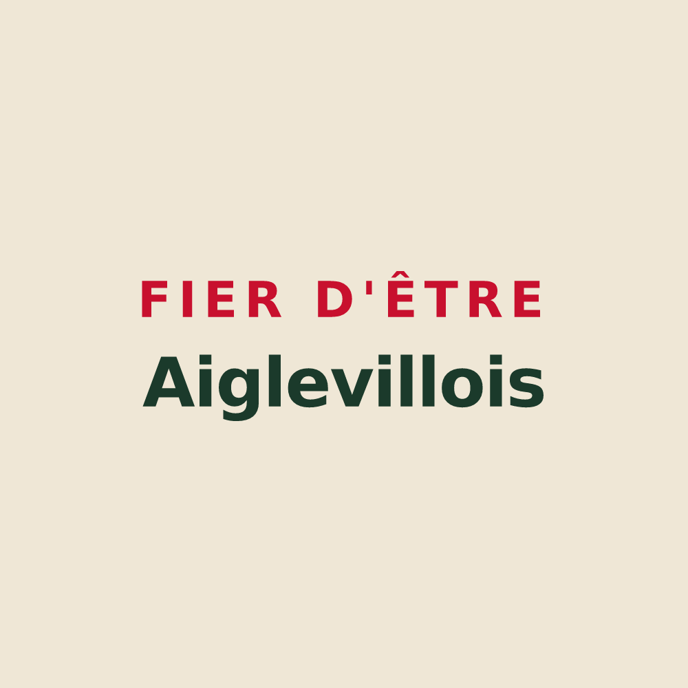 Tote bag « Fier d'être Aiglevillois » — design pour Aigleville