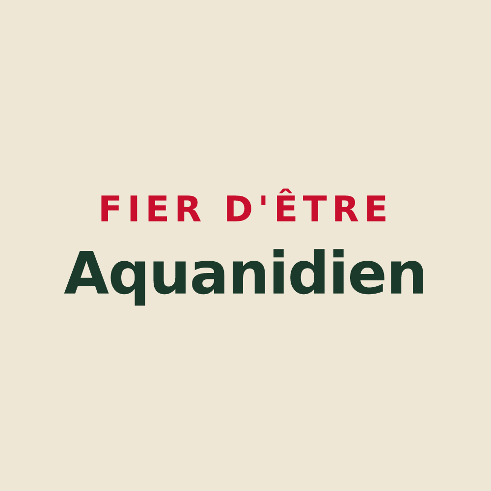 Tote bag « Fier d'être Aquanidien » — design pour Aigny