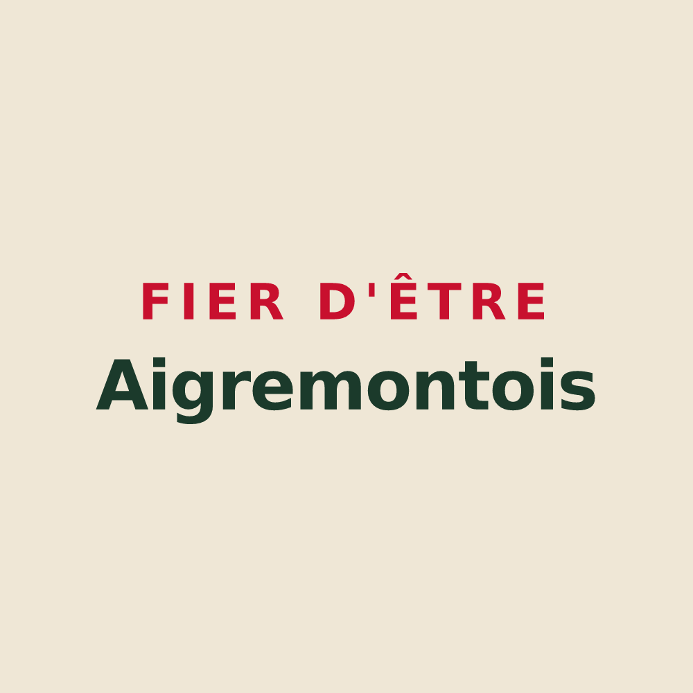 Tote bag « Fier d'être Aigremontois » — design pour Aigremont