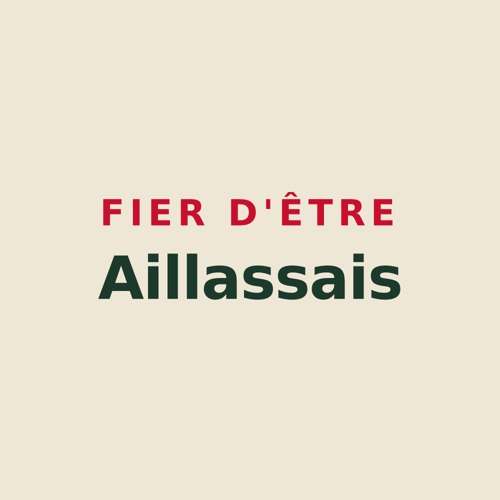Tote bag « Fier d'être Aillassais » — design pour Aillas