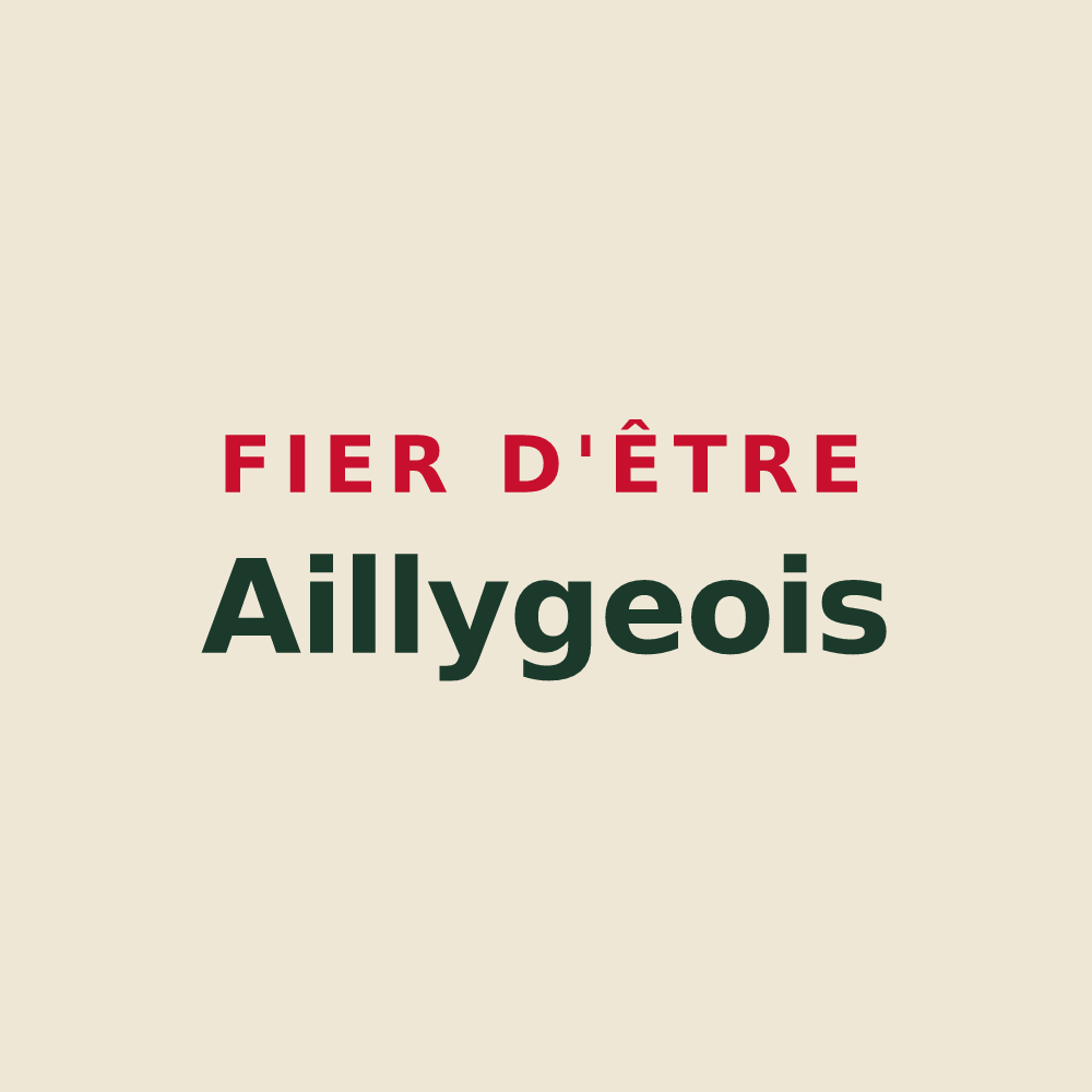 Tote bag « Fier d'être Aillygeois » — design pour Ailly-sur-Somme