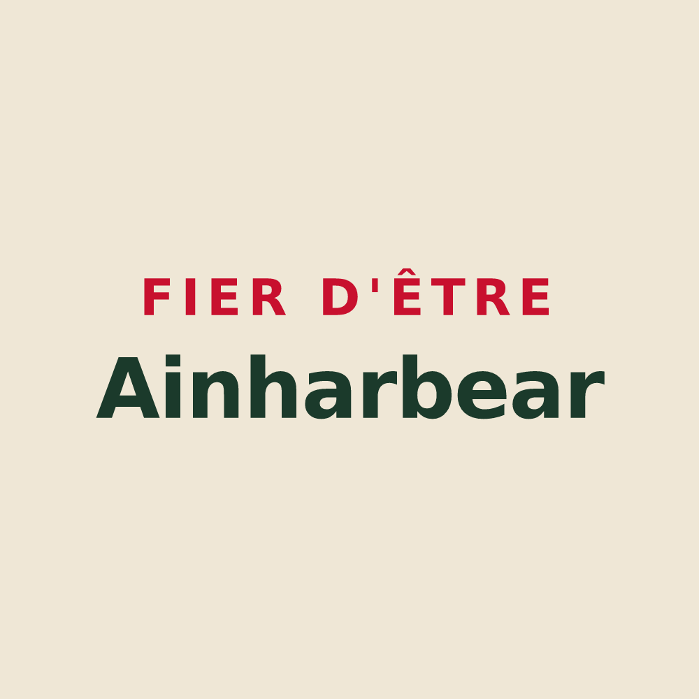 Tote bag « Fier d'être Ainharbear » — design pour Ainharp