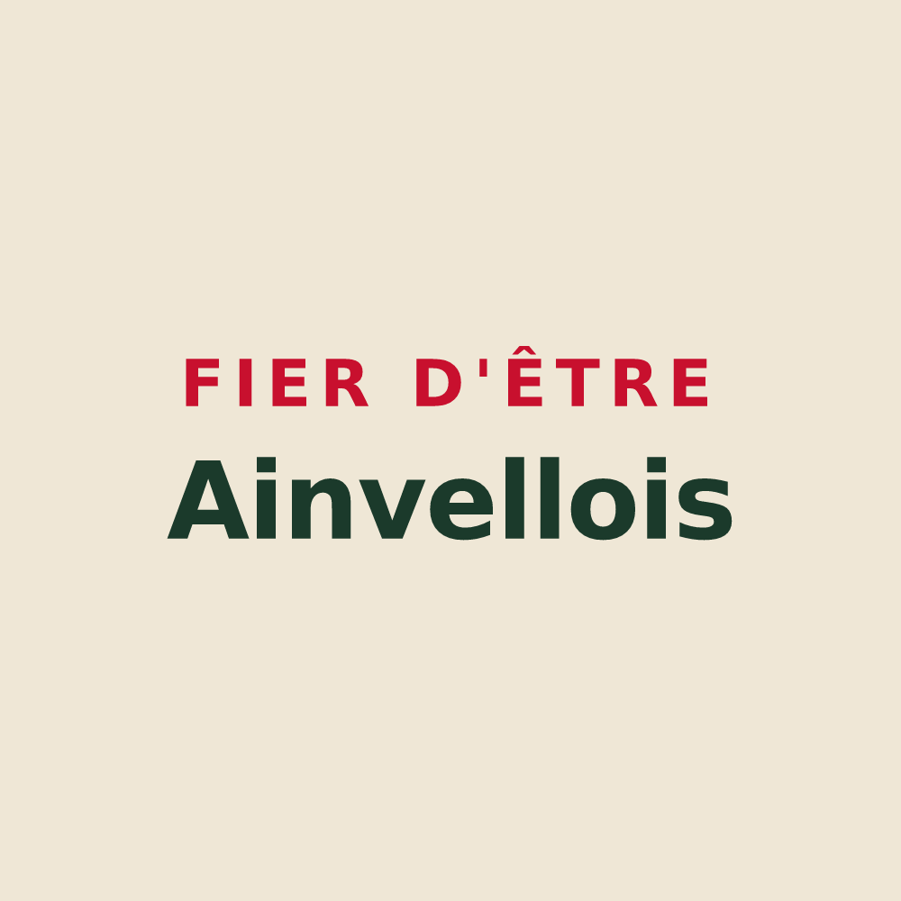 Tote bag « Fier d'être Ainvellois » — design pour Ainvelle
