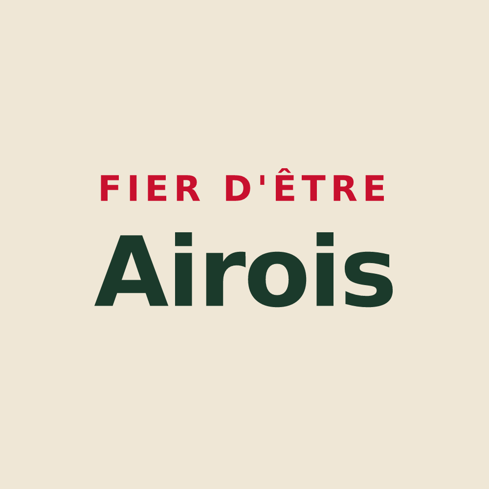 Tote bag « Fier d'être Airois » — design pour Aire-sur-la-Lys