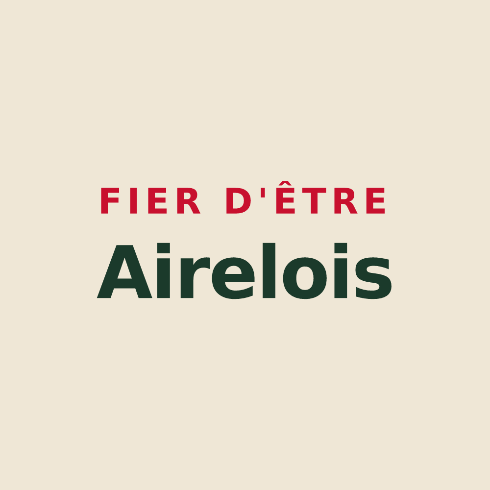 Tote bag « Fier d'être Airelois » — design pour Airel