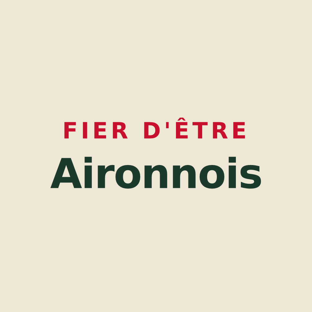 Tote bag « Fier d'être Aironnois » — design pour Airon-Saint-Vaast