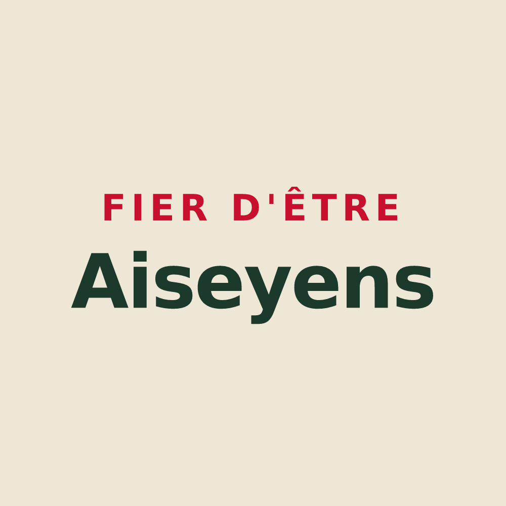 Tote bag « Fier d'être Aiseyens » — design pour Aisey-sur-Seine