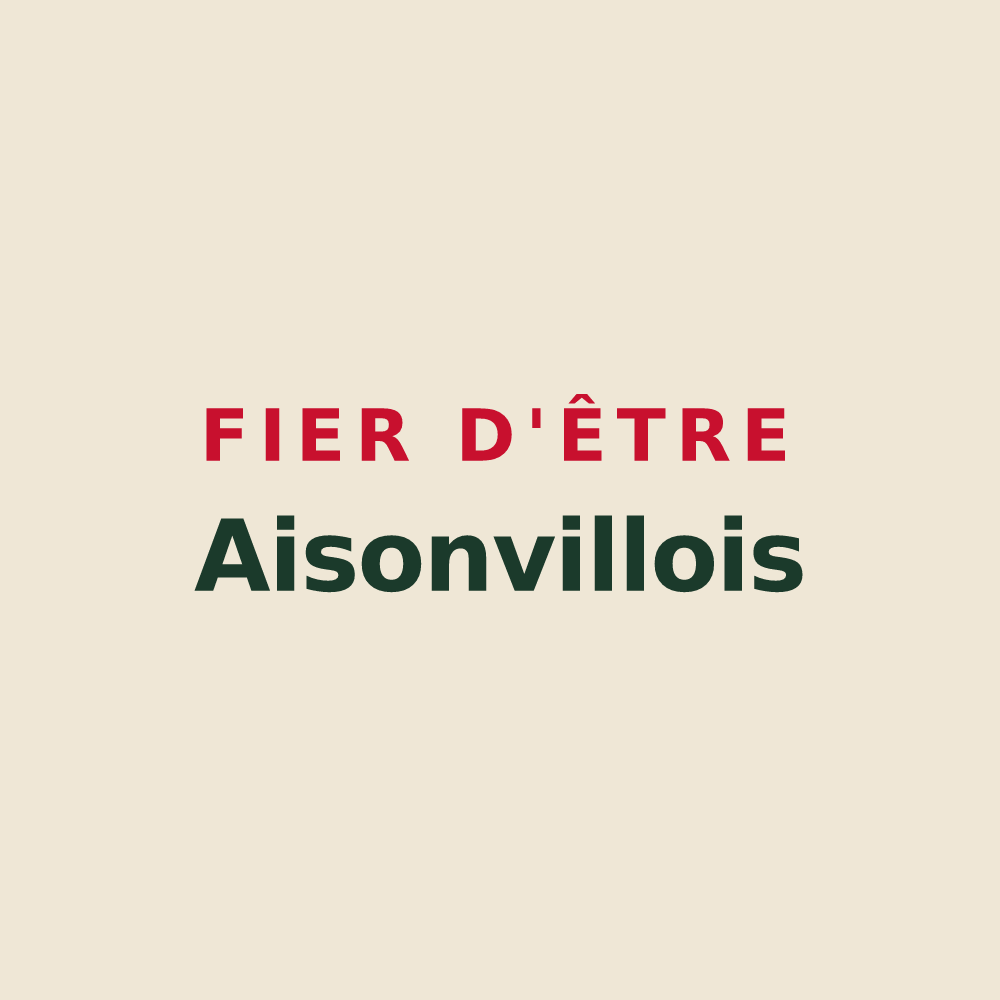 Tote bag « Fier d'être Aisonvillois » — design pour Aisonville-et-Bernoville
