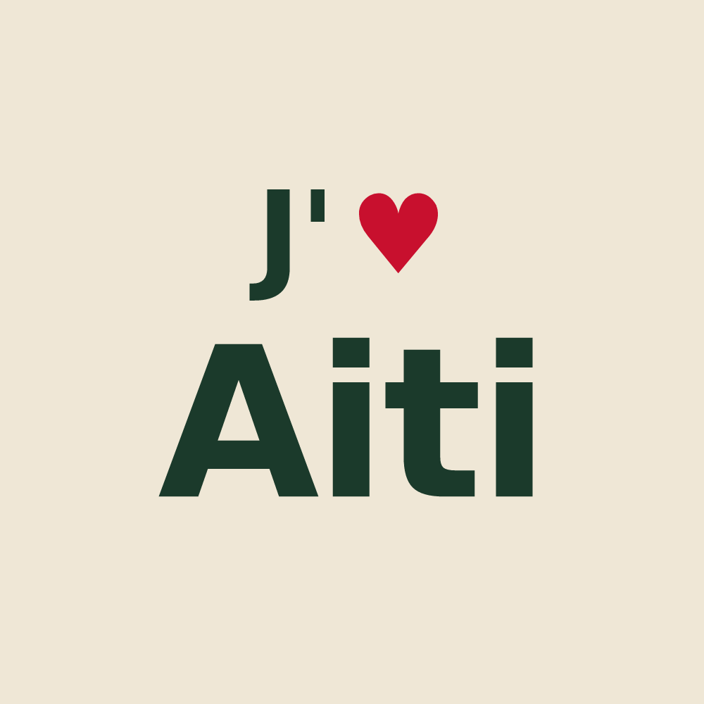 Tote bag personnalisé Aiti — design J'aime Aiti