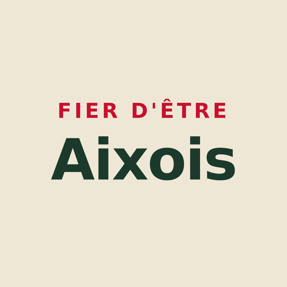 Tote bag « Fier d'être Aixois » — design pour Aix