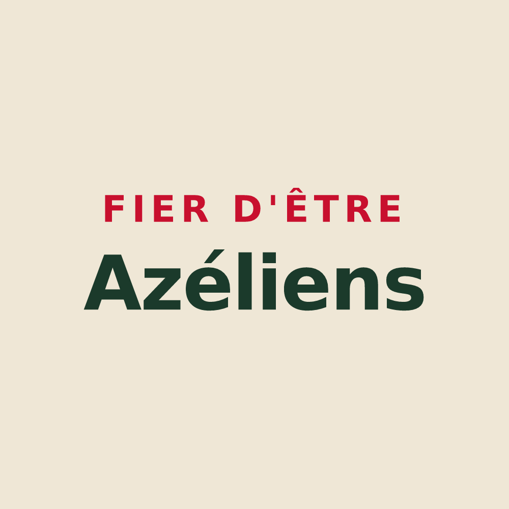 Tote bag « Fier d'être Azéliens » — design pour Aize
