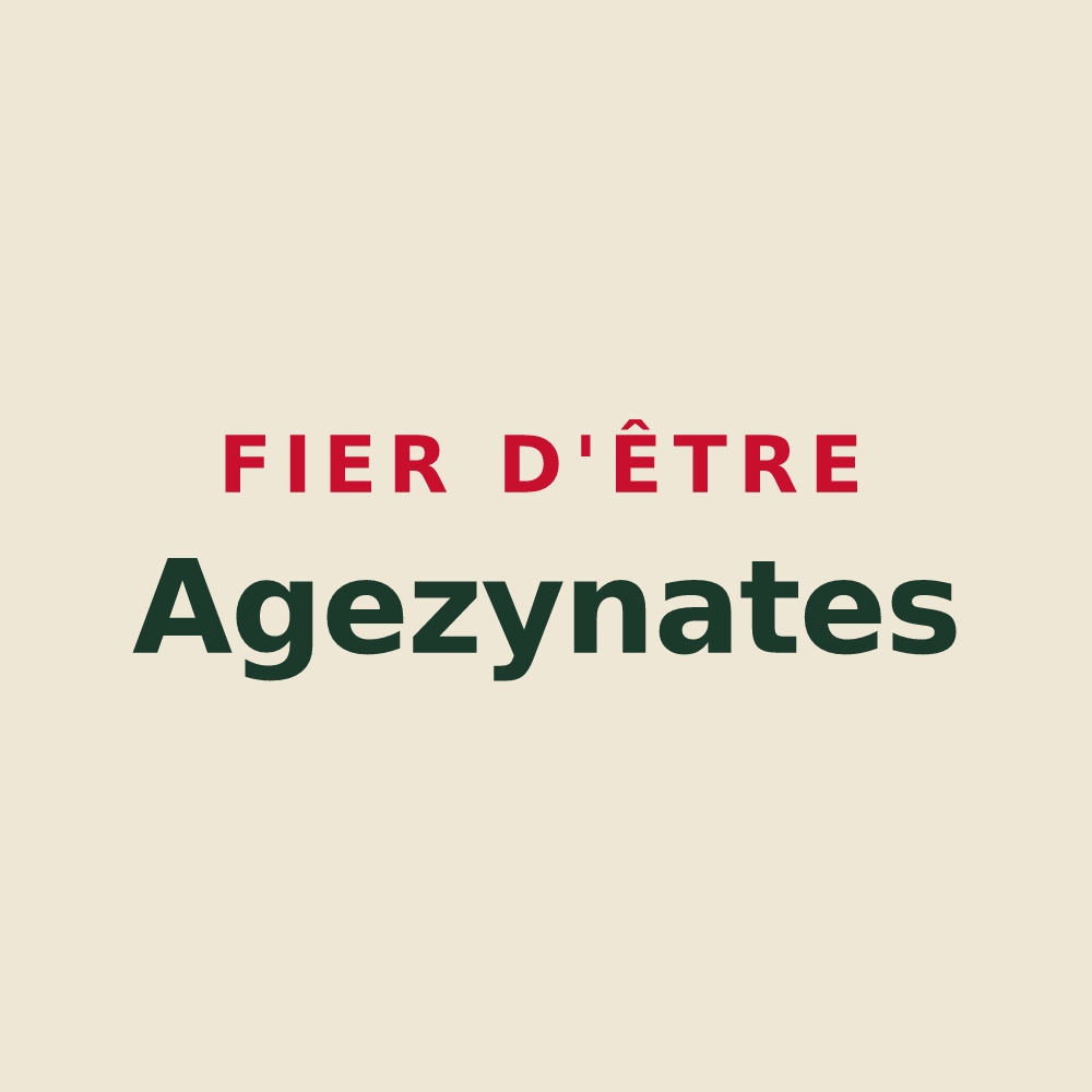 Tote bag « Fier d'être Agezynates » — design pour Aizenay