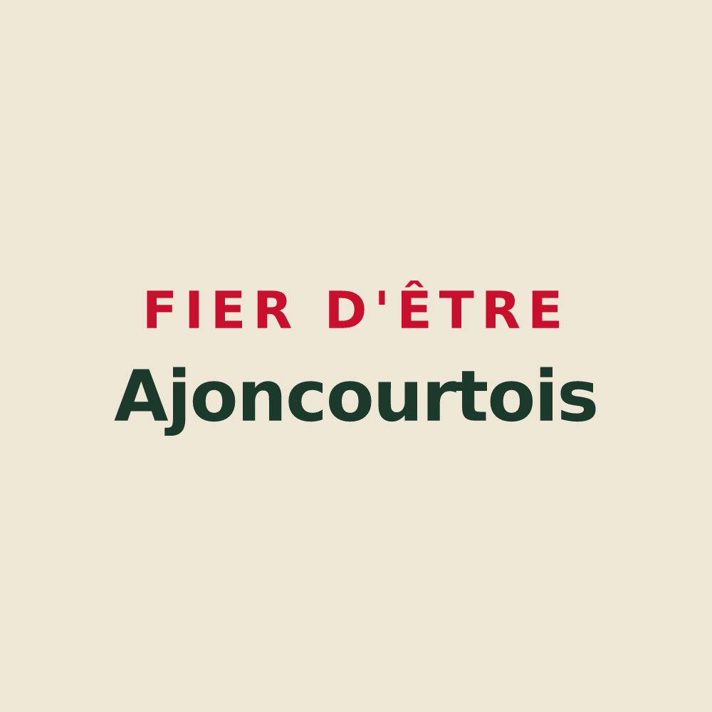 Tote bag « Fier d'être Ajoncourtois » — design pour Ajoncourt