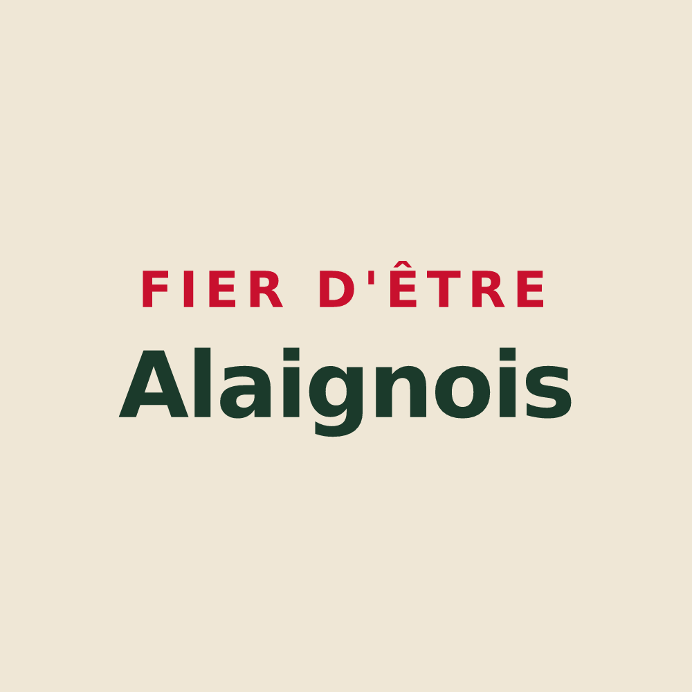 Tote bag « Fier d'être Alaignois » — design pour Alaigne