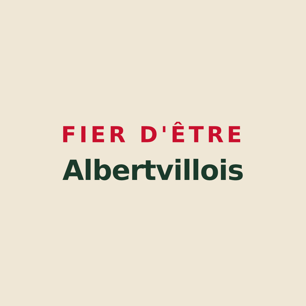 Tote bag « Fier d'être Albertvillois » — design pour Albertville