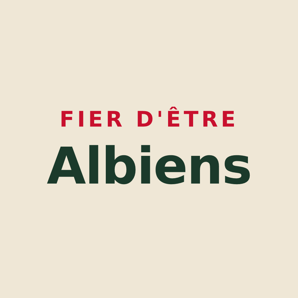 Tote bag « Fier d'être Albiens » — design pour Albiez-Montrond