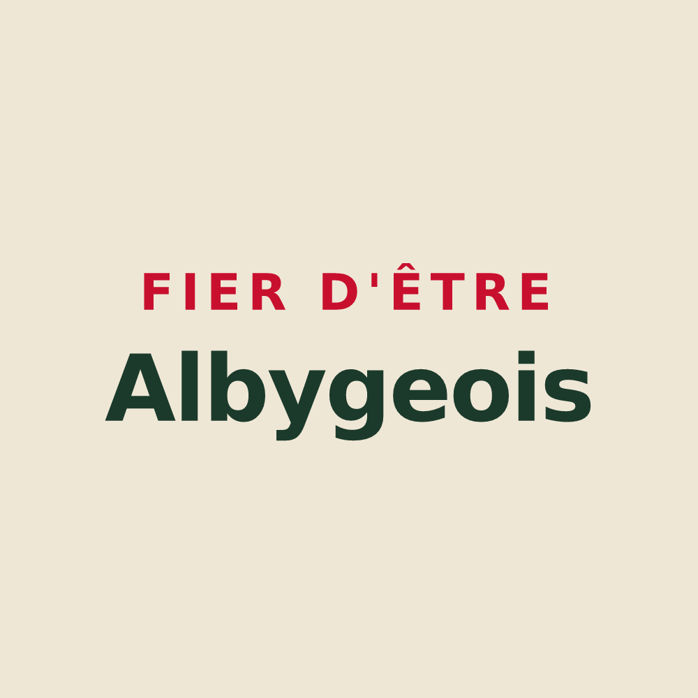 Tote bag « Fier d'être Albygeois » — design pour Alby-sur-Chéran