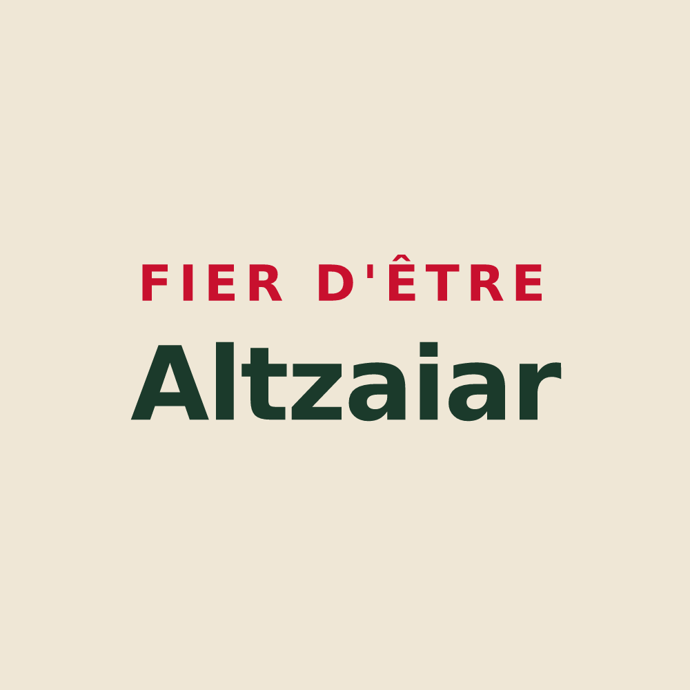 Tote bag « Fier d'être Altzaiar » — design pour Alçay-Alçabéhéty-Sunharette