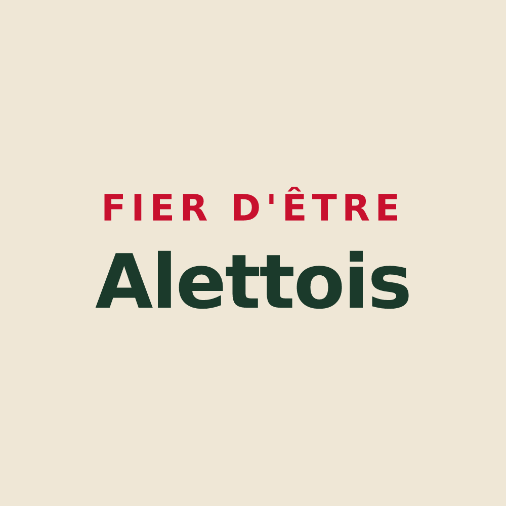 Tote bag « Fier d'être Alettois » — design pour Alette