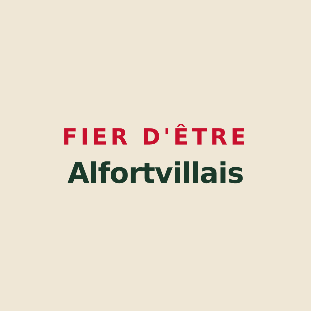 Tote bag « Fier d'être Alfortvillais » — design pour Alfortville
