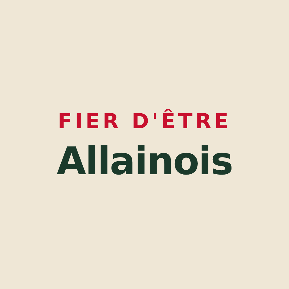Tote bag « Fier d'être Allainois » — design pour Allaines